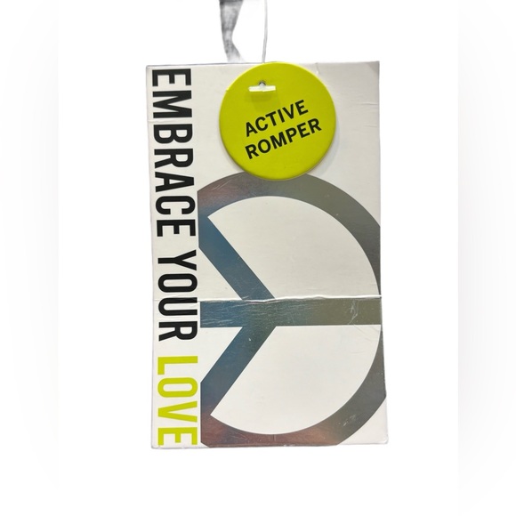 Outdoor Voices NWT Shorts/ Tank one piece athletic romper, Medium - Picture 3 of 5